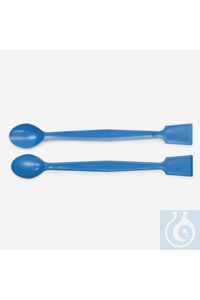 MAKROSPATELLÖFFEL-PP-35°ABGEFLACHTES ENDE-210 MM STERIL Spatellöffel (Makro), PP, blau,...